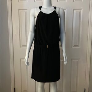 White House Black Market Black Sleeveless Dress “nwot” SZ: M